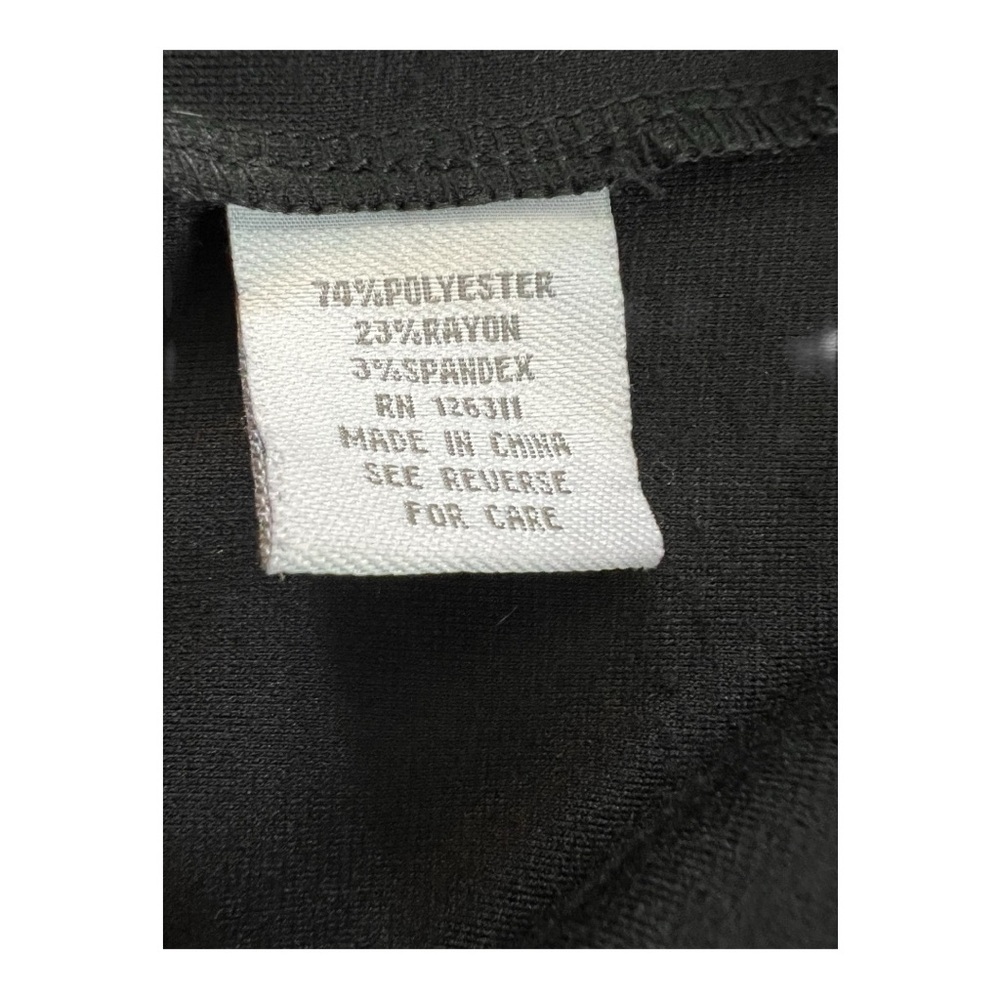 🖤 EUC RONNIE NICOLE Black Cap Sleeve Sheath Dress | Size 6 - Picture 8 of 9